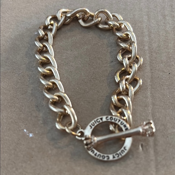 Juicy Couture Gold Bracelet chain link - Picture 1 of 2
